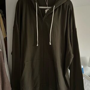 Z supply dark green hoodie - size 2XL